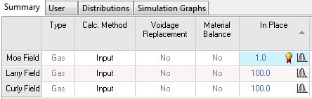 Distributions and result tags in tables